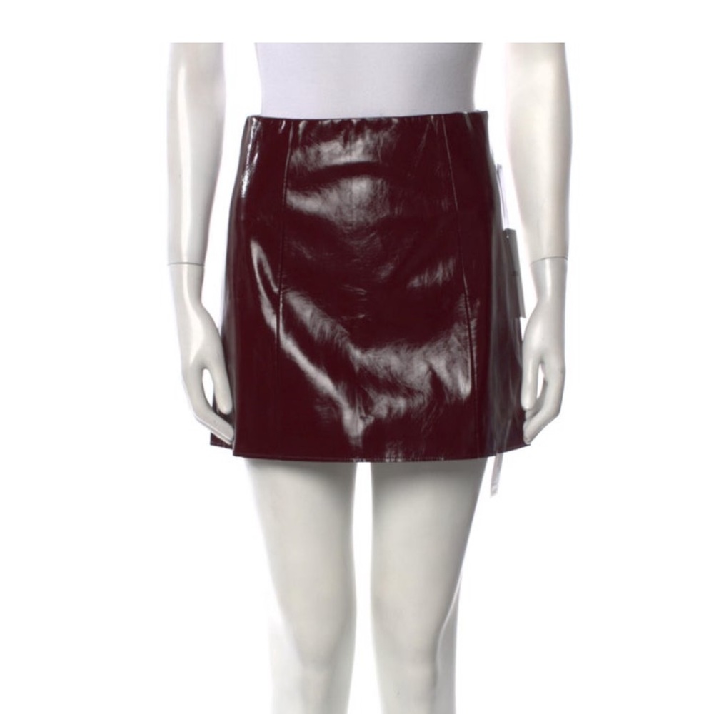Ronny Kobo Collection Knox faux leather Mini Skirt